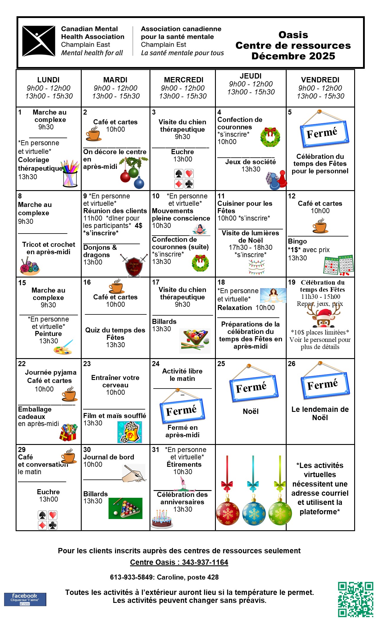 Oasis December 2025 FR
