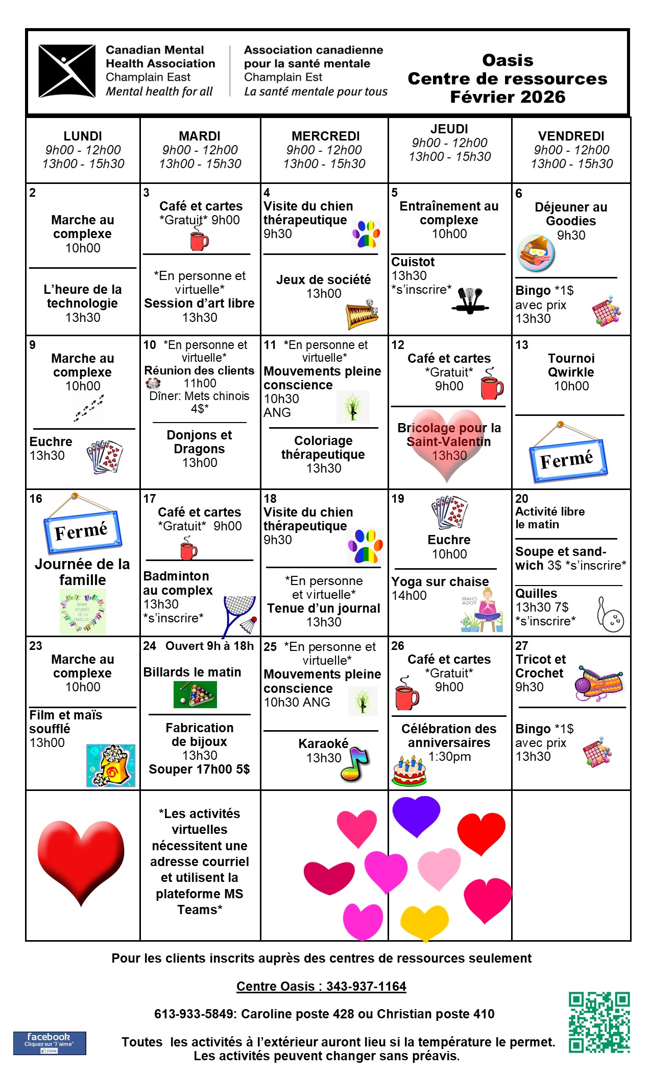 Oasis February 2026 FR